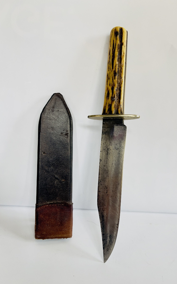 Wingfield And Rowbothan Sheffield Bowie Knife -photo-3